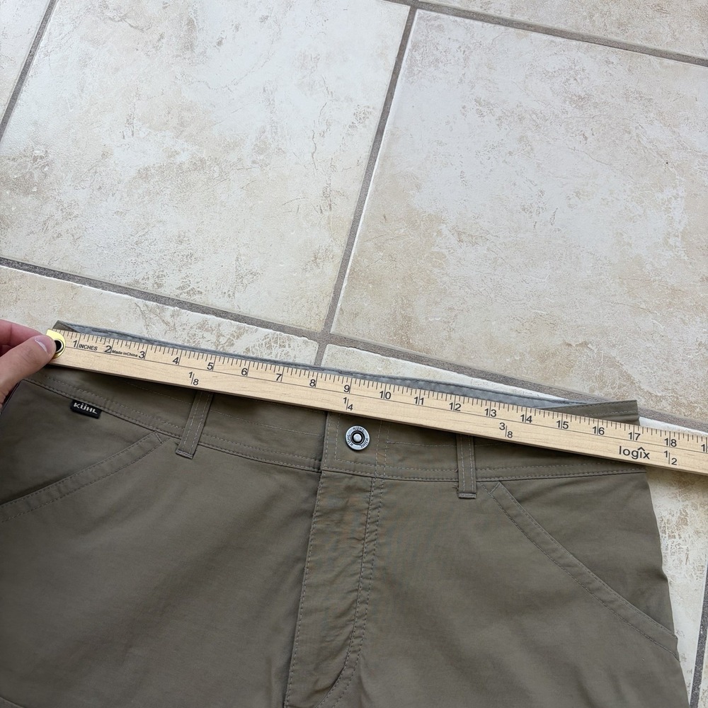 Kuhl Pants Mens 35x30 Tan Brown Renegade Quick Dry Zip Cargo Performance Chino - Picture 14 of 16